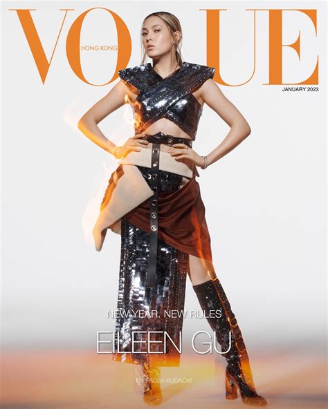 eileen gu fendi|Eileen Gu Stars On Vogue Hong Kong’s January Issue.